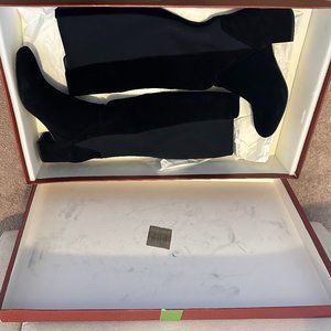Black Suede Donald Pliner boots (size 9)